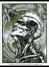 emek x: opyn your mynd on blotter paper
