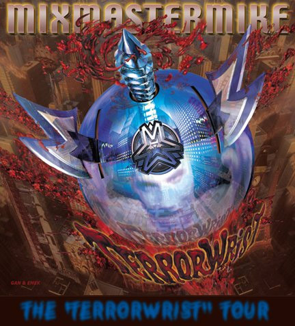 EMEK : Poster for Mix Master Mike Terrorwrist Tour