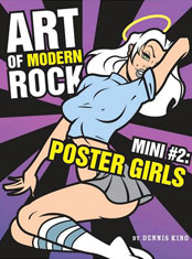 emek x: "Art of Modern Rock" MINI #2 POSTER GIRLS by Dennis King